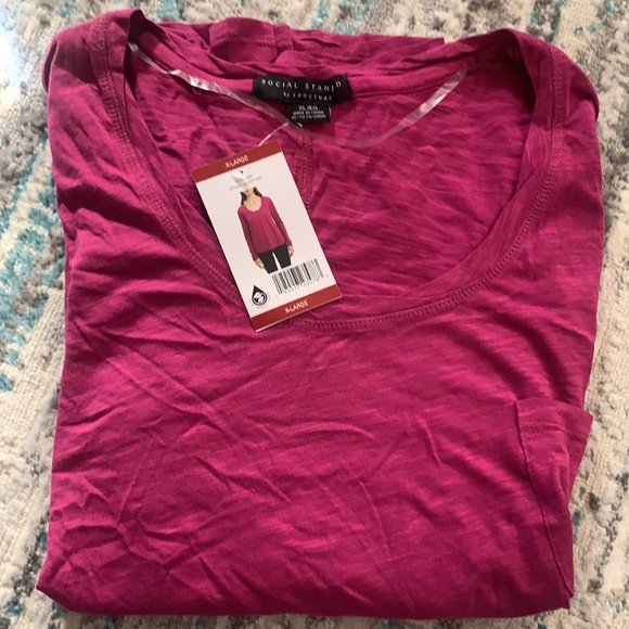 Social Standard Ladies Scoop Tee - Picture 5 of 9